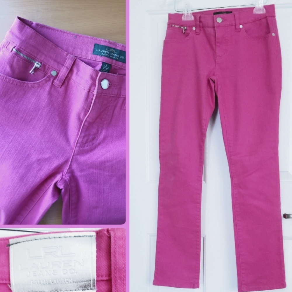 NEW LRL Pink Jeans Pants